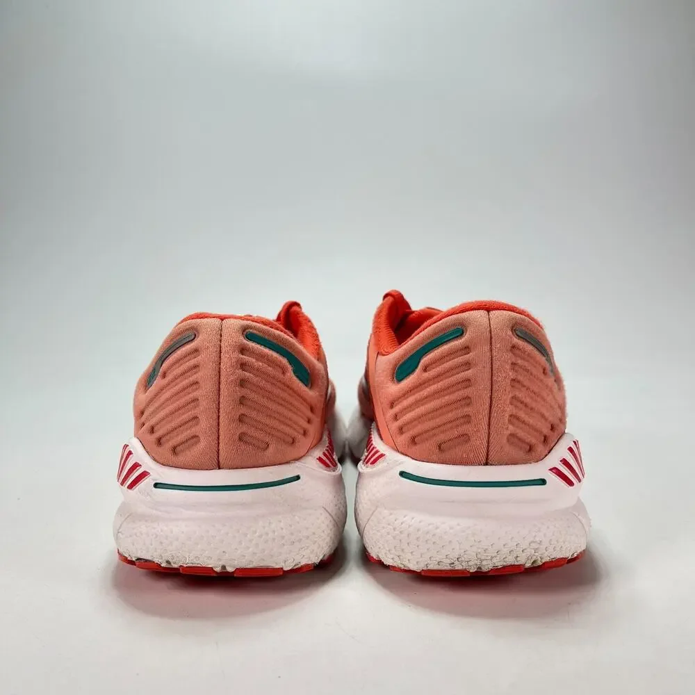 Brooks Adrenaline GTS 22 Orange White Running Shoes 1203531B680 Women's Size7.5